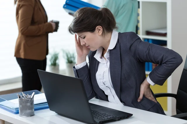 Abstract products banner for desk routines
